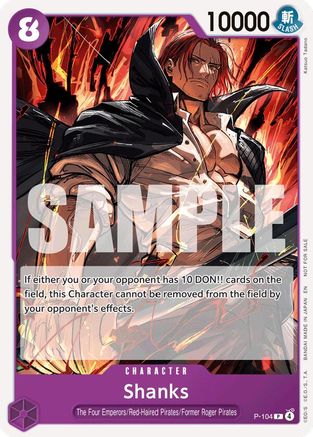 Shanks (Store Tournament 2025 Vol. 4) (P-104) - One Piece Promotion Cards