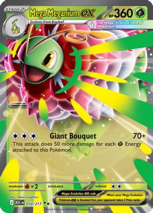 Mega Meganium ex (10/217) - ME Ascended Heroes Holofoil