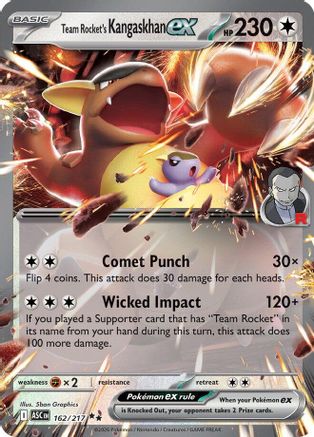Team Rocket's Kangaskhan ex (162) - ME Ascended Heroes Holofoil