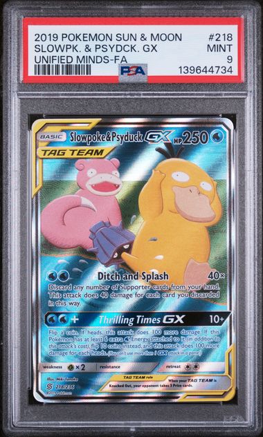 PSA 9 SLOWPK. & PSYDCK. GX UNIFIED MINDS