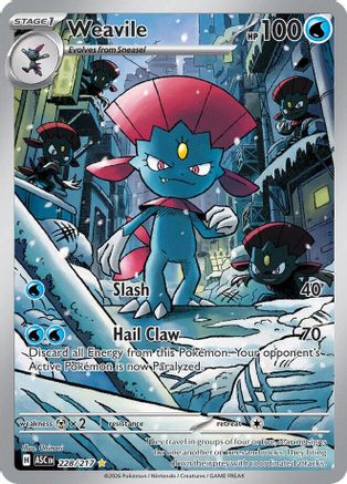 Weavile (228/217) - ME Ascended Heroes Holofoil