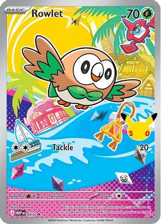 Rowlet (43/null) - ME Mega Evolution Promo Holofoil