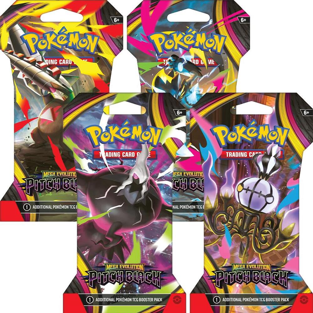 Pitch Black Sleeved Packs