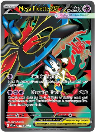 Mega Floette ex (101/086) - ME04 Chaos Rising Holofoil