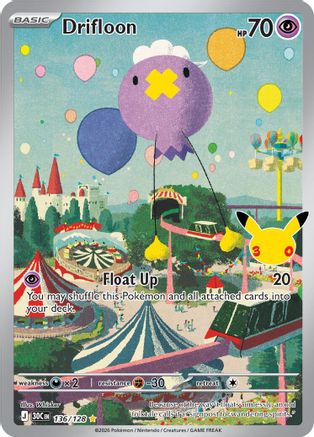 Drifloon (136/null) - ME 30th Celebration Holofoil