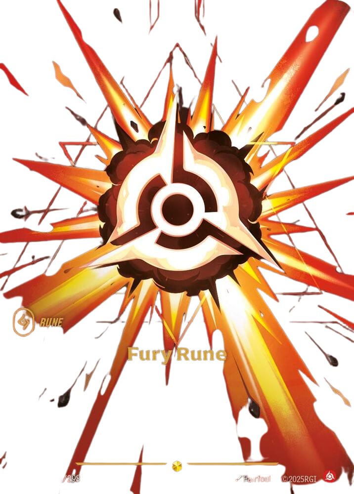Fury Rune (Alternate Art) - Origins (OGN)