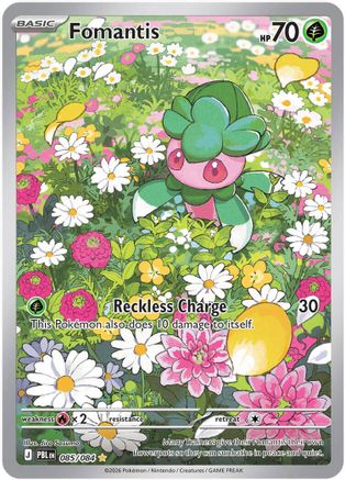 Fomantis (85/084) - ME05 Pitch Black Holofoil