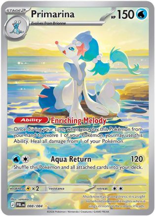 Primarina (88/084) - ME05 Pitch Black Holofoil