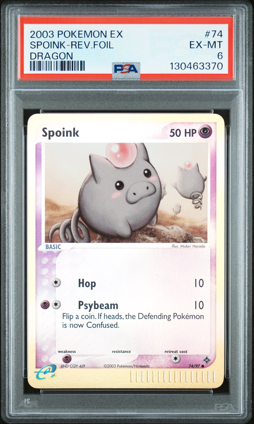 PSA Card Front