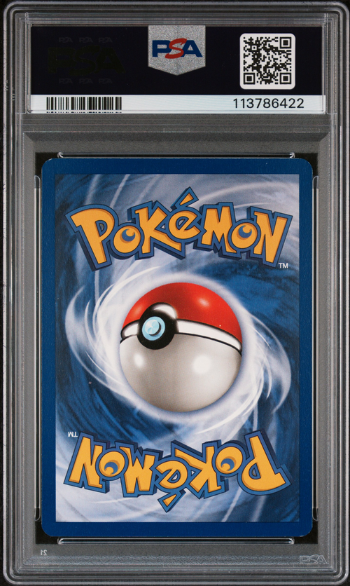 PSA Card Back