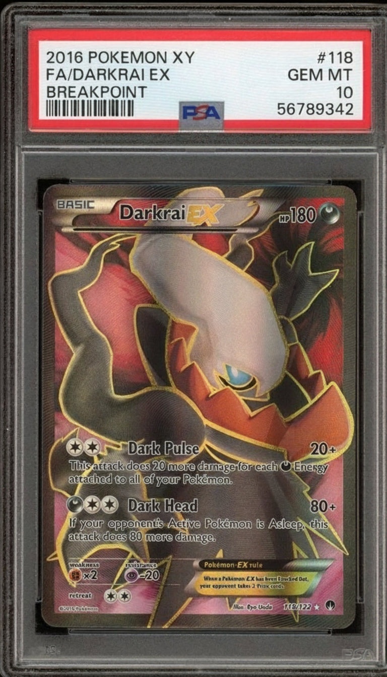 PSA 10 FA/DARKRAI EX BREAKPOINT