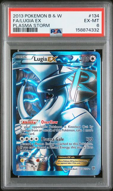 PSA 6 LUGIA EX PLASMA STORM