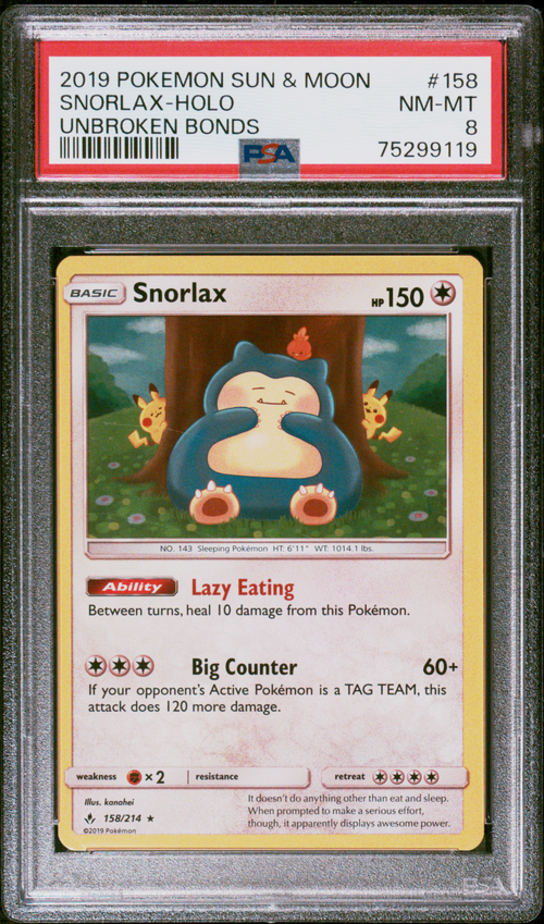 PSA Card Front