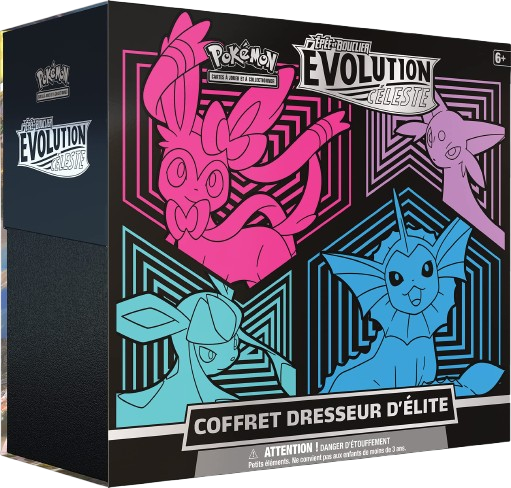 Cieux en évolution Vaporeon, Espeon, Glaceon et Sylveon ETB