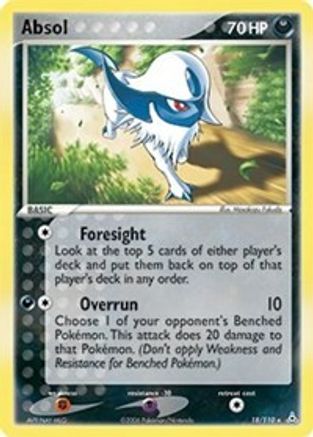 Absol (18/110) - Holon Phantoms Reverse Holofoil
