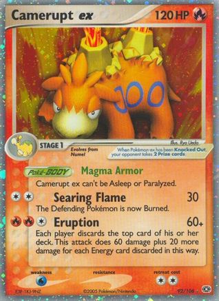 Camerupt ex (92/106) - Emerald