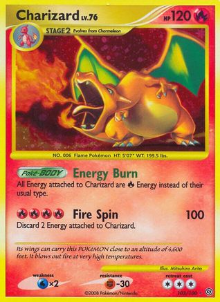 Charizard (103/100) - Stormfront Holofoil