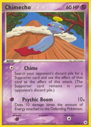 Chimecho (17/101) - Hidden Legends Reverse Holofoil