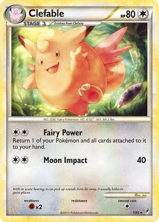 Clefable (1/95) - Call of Legends Holofoil