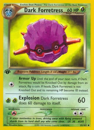 Dark Forretress (35/105) - Neo Destiny 1st Edition