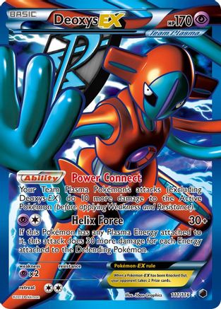 Deoxys EX (Team Plasma) (Full Art) (111/116) - Plasma Freeze Holofoil