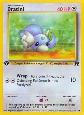 Dratini (53/82) - Team Rocket 1st Edition