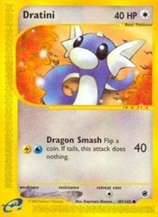 Dratini (107/165) - Expedition Reverse Holofoil