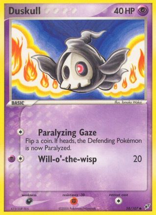 Duskull (58/107) - Deoxys Reverse Holofoil