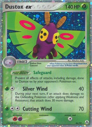 Dustox ex (86/92) - Legend Maker Holofoil