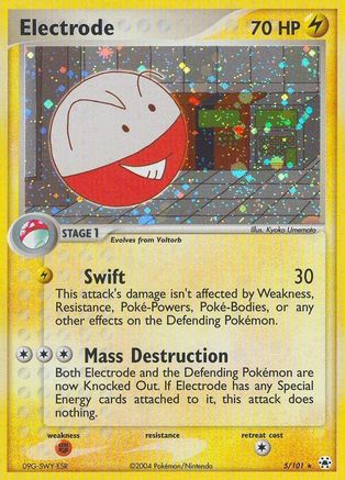 Electrode (5/101) - Hidden Legends Holofoil