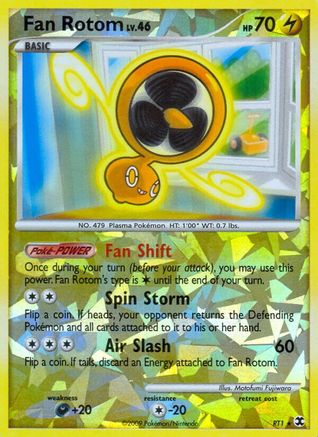 Fan Rotom (RT1/111) - Rising Rivals Reverse Holofoil