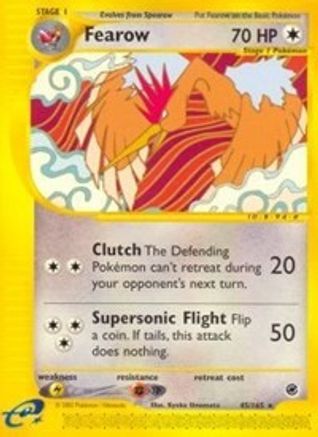 Fearow (45/165) - Expedition Reverse Holofoil