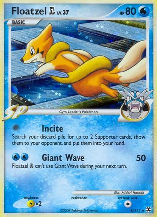 Floatzel GL (4/111) - Rising Rivals Holofoil