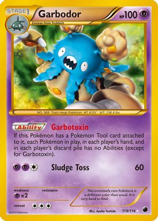 Garbodor (Secret Rare) (119/116) - Plasma Freeze Holofoil