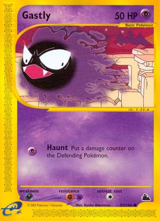 Gastly (57/144) - Skyridge Reverse Holofoil