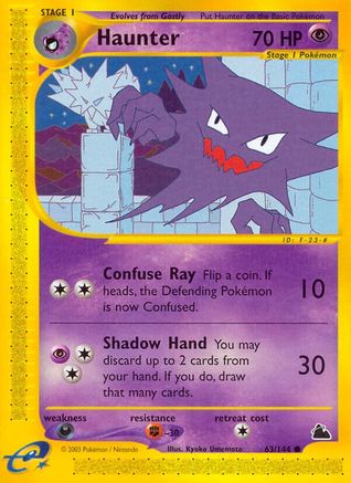 Haunter (63/144) - Skyridge Reverse Holofoil