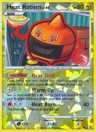 Heat Rotom (RT3/111) - Rising Rivals Reverse Holofoil
