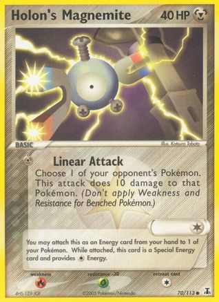 Holon's Magnemite (70/113) - Delta Species Reverse Holofoil