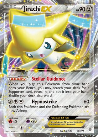 Jirachi EX (60/101) - Plasma Blast Holofoil