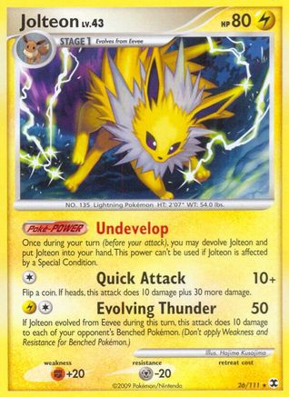 Jolteon (26/111) - Rising Rivals Reverse Holofoil