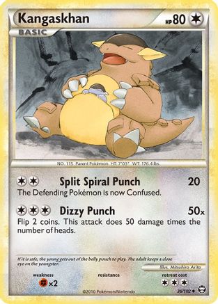 Kangaskhan (36/102) - Triumphant Reverse Holofoil