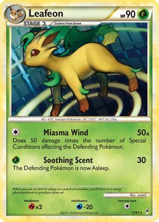 Leafeon (13/95) - Call of Legends Holofoil