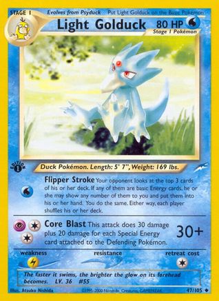 Light Golduck (47/105) - Neo Destiny 1st Edition