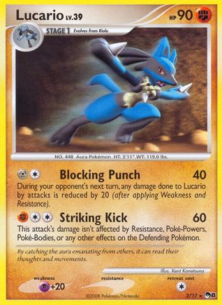 Lucario (2/017) - POP Series 8 Holofoil