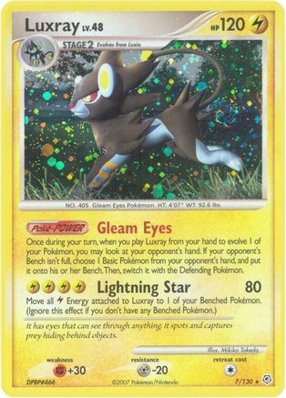 Luxray (7/130) - Diamond and Pearl Holofoil