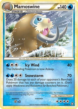 Mamoswine (5/102) - Triumphant Holofoil