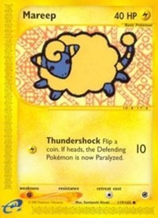 Mareep (119/165) - Expedition Reverse Holofoil