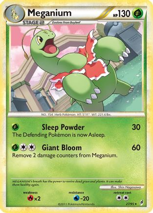 Meganium (27/95) - Call of Legends Reverse Holofoil