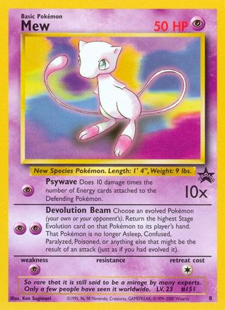 Mew (8/53) - WoTC Promo
