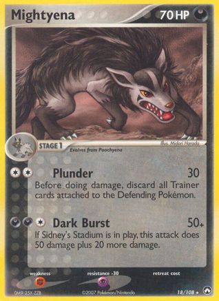 Mightyena (18/108) - Power Keepers